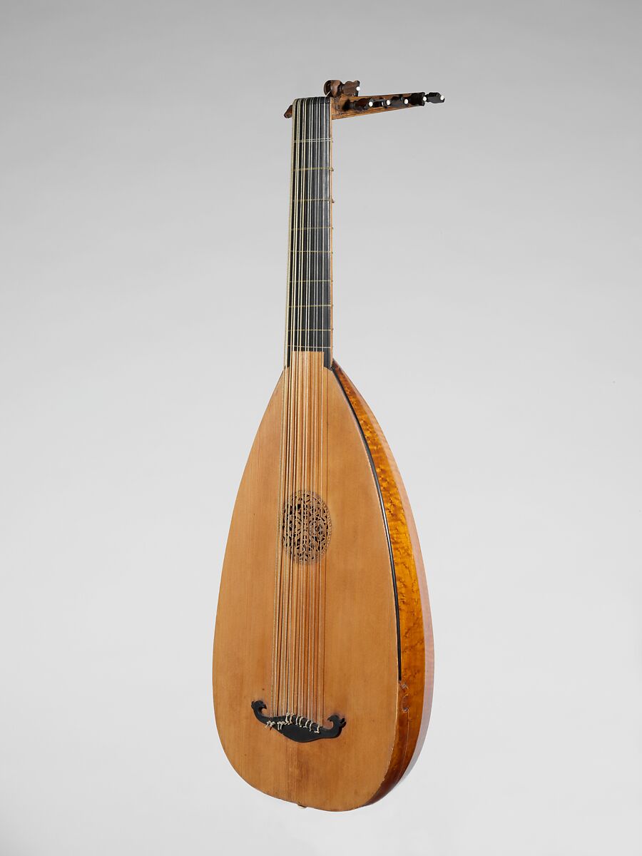 Mandora, Gregori Ferdinand Wenger  German, Maple, spruce, ebony, German
